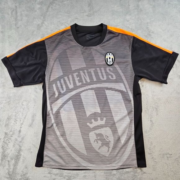 Juventus Training Shirt Men's Large Multicolor Front Graphic Logo Sport Athletic - Picture 1 of 8